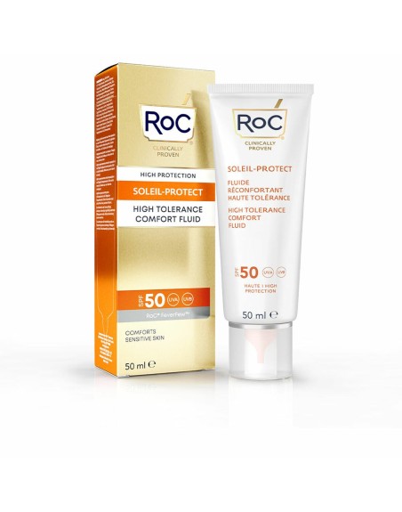 Sonnenschutz Roc High Tolerance Sensible haut SPF 50 (50 ml)