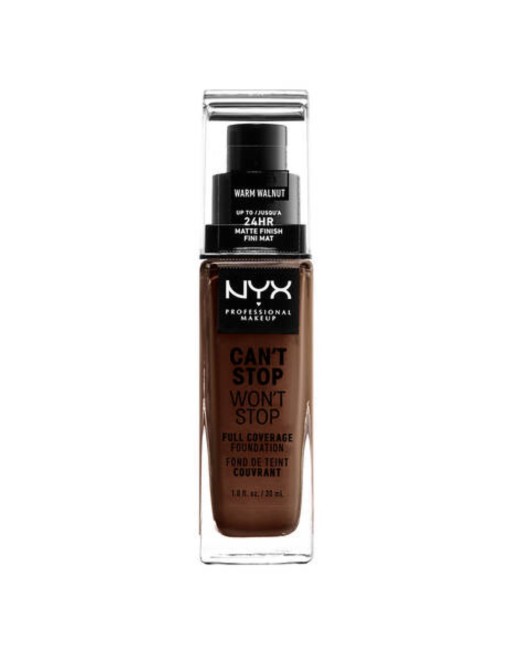 Cremige Make-up Grundierung NYX Can't Stop Won't Stop warm walnut (30 ml)