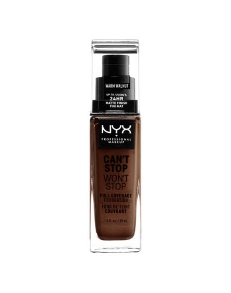 Cremige Make-up Grundierung NYX Can't Stop Won't Stop warm walnut (30 ml)