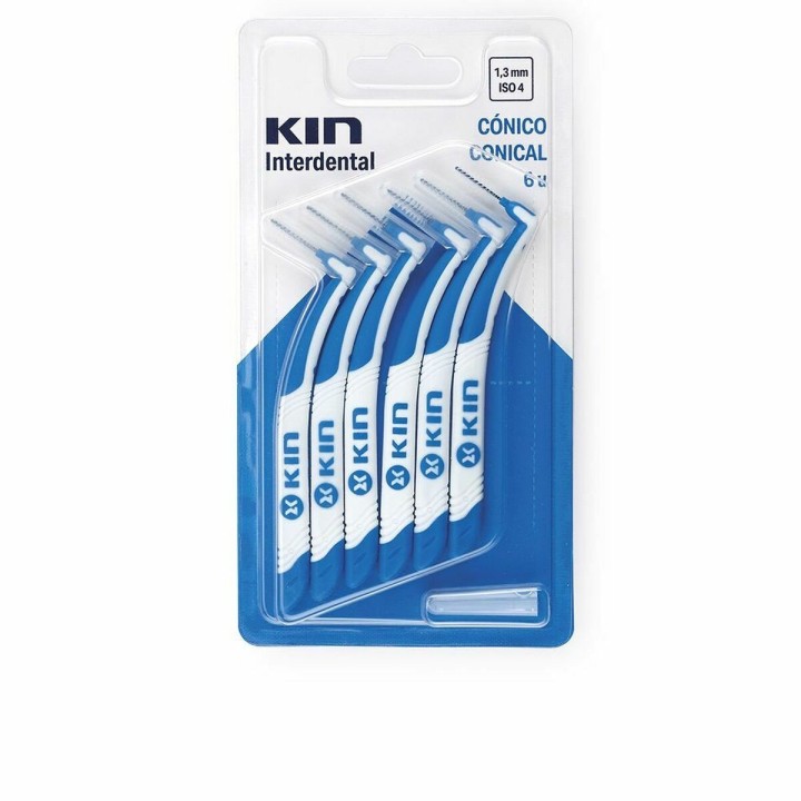 Brosse à Dents Interdentaire Kin Conique 6 Unités 1,3 mm