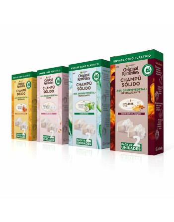 Champú Sólido Garnier Original Remedies X Hidratante Coco 2 Unidades 60 g