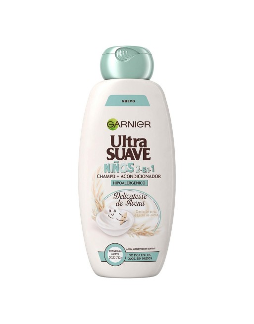 Børneshampoo Garnier Ultra Suave Havregryn Shampoo + Hårbalsam 400 ml