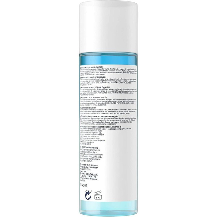 Øjne makeupfjerner Roc Desmaquillante De Ojos Doubleaction 125 ml