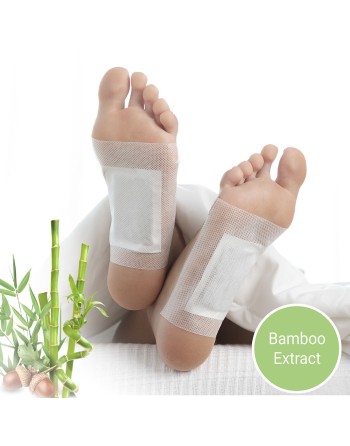 Cerotti Disintossicanti per i Piedi Bamboo InnovaGoods 10 Unità