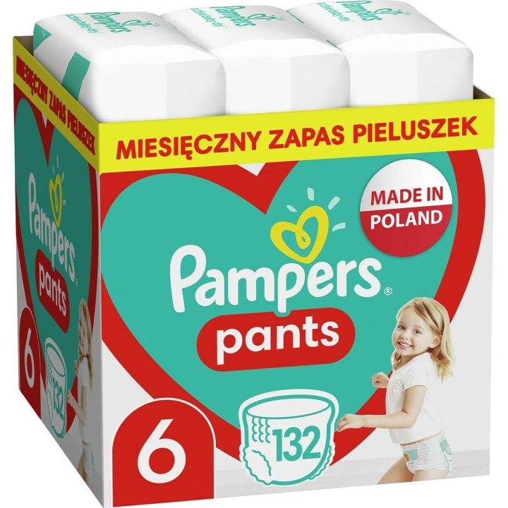 Salviettine Umidificate Pampers Pants 132 Pezzi