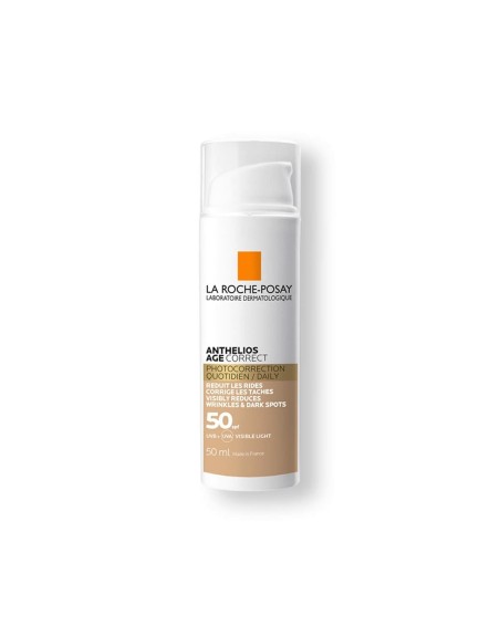 Protector Solar con Color La Roche Posay Anthelios Age Correct SPF 50 (50 ml)