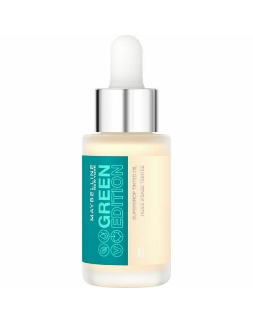 Flydende makeup foundation Maybelline Green Edition Nº 10 Olie (20 ml)