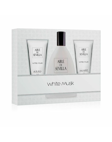Cofanetto Profumo Donna Aire Sevilla White Musk EDT 3 Pezzi