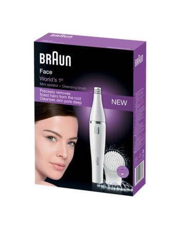 Electric Facial Cleanser/Hair Remover Braun Face 810