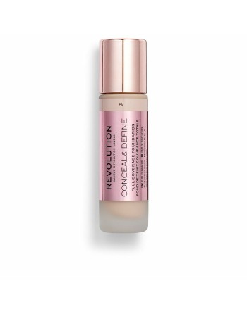 Base de Maquillaje Fluida Revolution Make Up Conceal & Define F4 (23 ml)