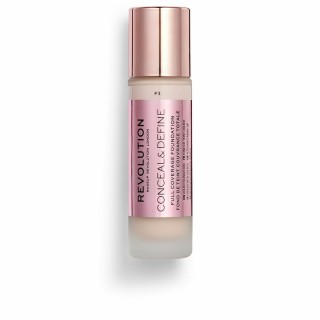 Flydende makeup foundation Revolution Make Up Conceal & Define F3 (23 ml)