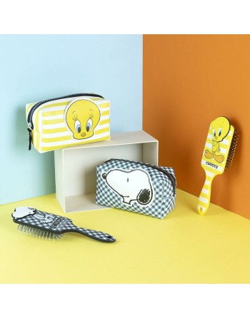 Brosse Snoopy Blanc Noir Rouge ABS