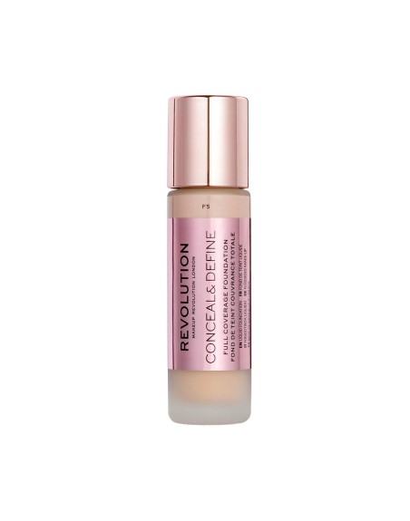 Base per Trucco Fluida Revolution Make Up Conceal & Define Nº F5 (23 ml)