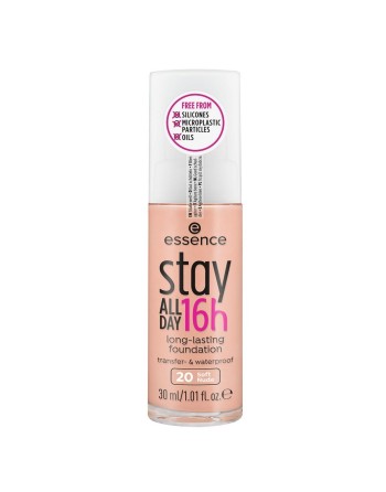 Base de Maquillage Crémeuse Essence Stay All Day 16H 20-soft nude (30 ml)