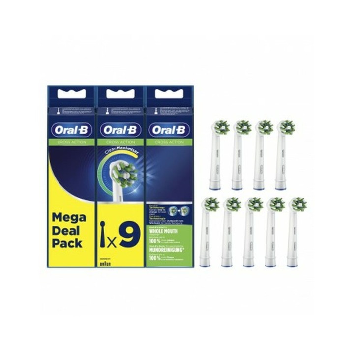Cabezal de Recambio Oral-B EB 50-9FFS  9UD Blanco Negro