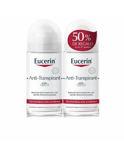 Roll-On Deodorant Eucerin Transpirant Desodorante On Lote Antiperspirant 2 Units 50 ml