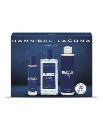 Parfume sæt til mænd Hannibal Laguna Barock & Roll 3 Dele