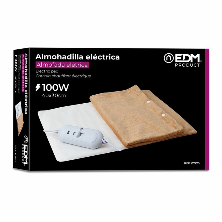 Elektrisk multifunktionel pude EDM 07475 07475 Brun 100 W