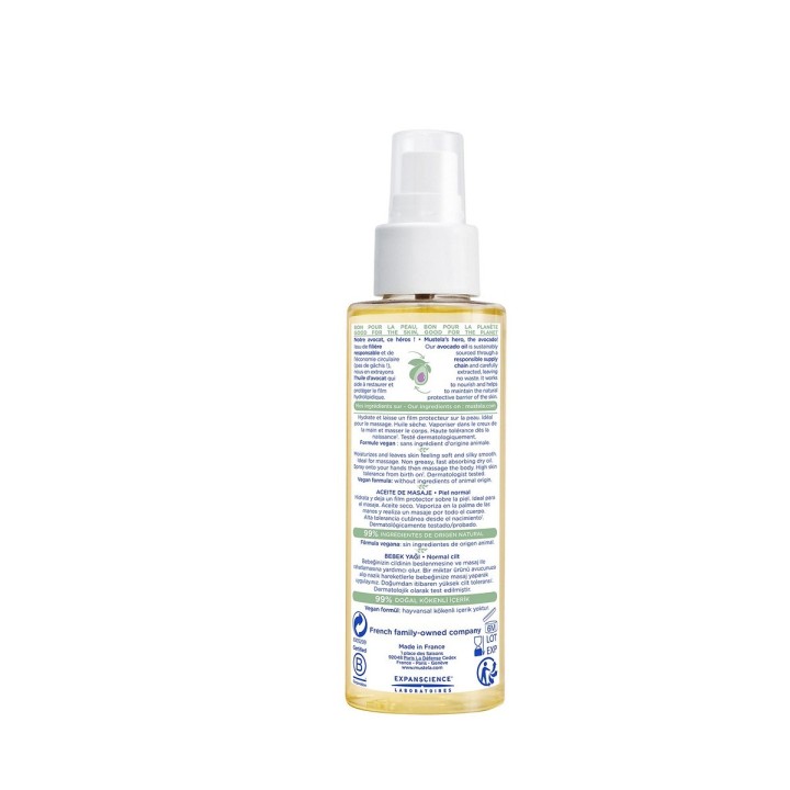 Huile Corporelle pour Bébé Mustela Niño 100 ml
