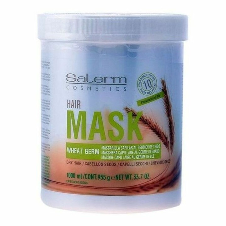 Maschera per Capelli Wheat Germ Salerm Wheat Germ (1000 ml) 1 L