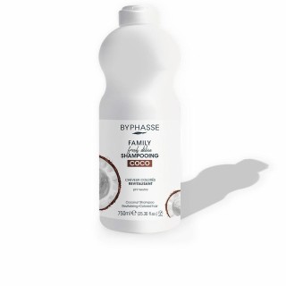 Shampoo Rivitalizzante Byphasse Family Fresh Delice Cocco Capelli colorati (750 ml)