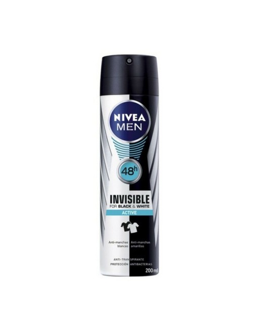 Deospray Men Black & White Active Nivea Men Black White Active (200 ml) 200 ml