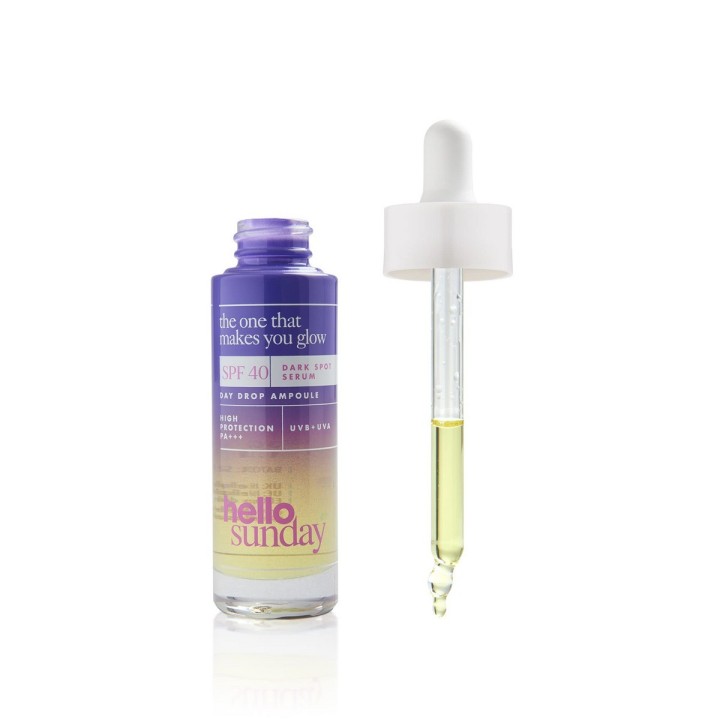 Ansigtsserum Hello Sunday The One That Makes You Glow Dark Spot SPF 40 (30 ml)