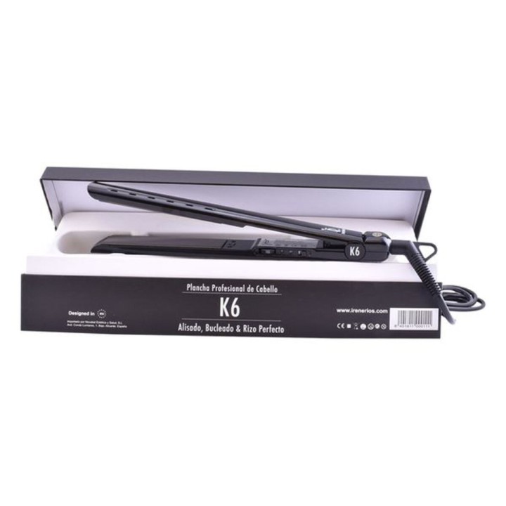 Piastra per Capelli K6 Irene Rios Nero
