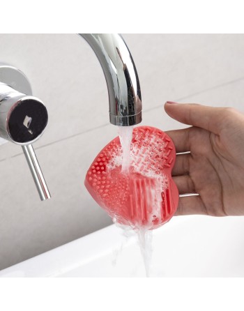 Nettoyeur pour pinceaux de maquillage Heart InnovaGoods
