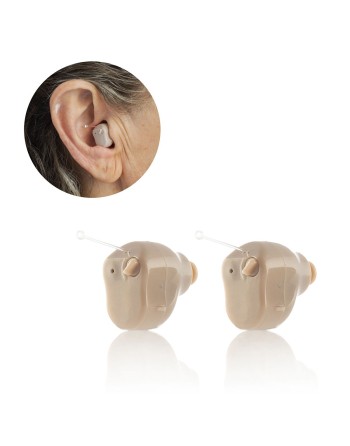 Amplificatore Acustico Intrauricolare con Accessori Hearzy InnovaGoods 2 Unità