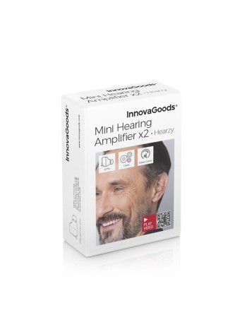 Amplificador de Sonido Intraauricular con Accesorios Hearzy InnovaGoods 2 Unidades