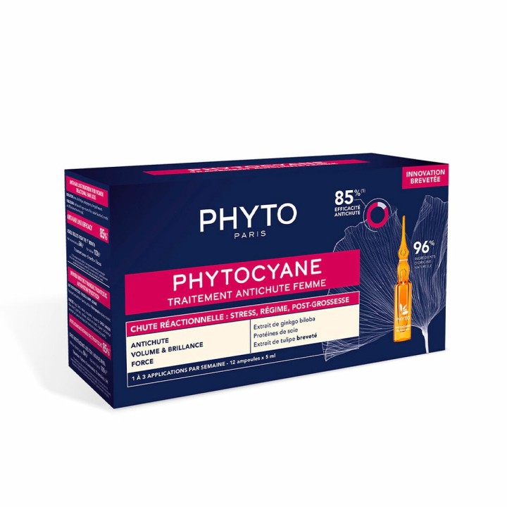 Anti-hårtab Ampuller Phyto Paris Phytocyane Reactionelle 12 x 5 ml