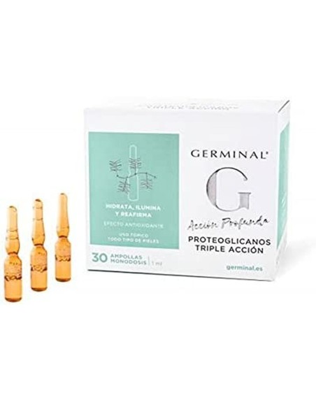 Anti-Age behandling til ansigt og hals Germinal Acción Profunda Proteoglicanos 30 x 1 ml
