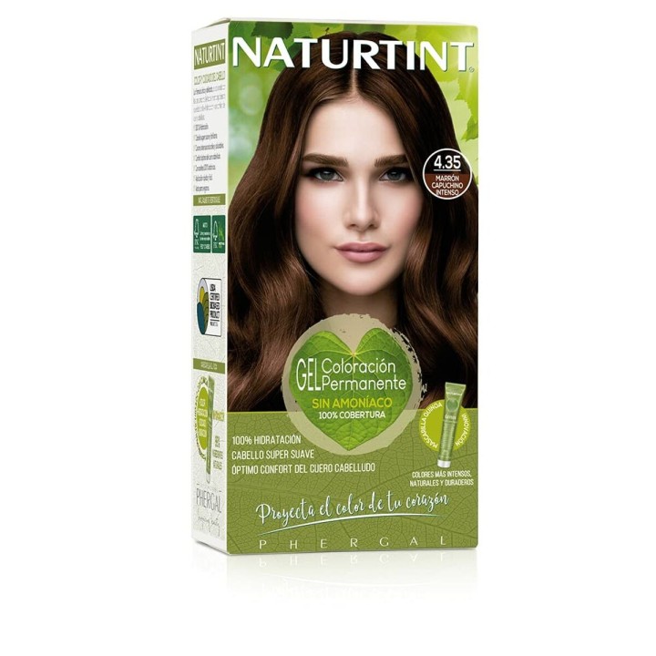 Tintura Permanente Naturtint Naturtint 4.35 marrón capuccino intenso Senza ammoniaca (170 ml)