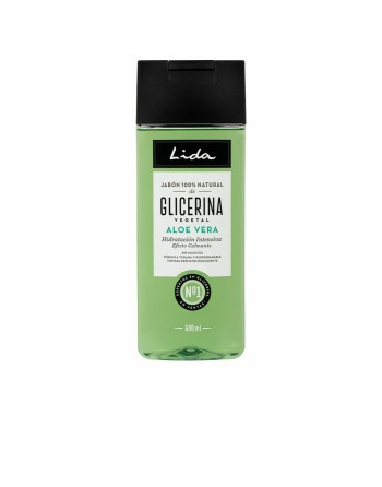 Jabón Líquido Corporal Con Aloe Vera Lida Jabón Natural 100 % natural 600 ml