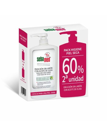 Gel de Ducha Sin Jabón Sebamed Piel Seca Aceite de Oliva 2 Unidades