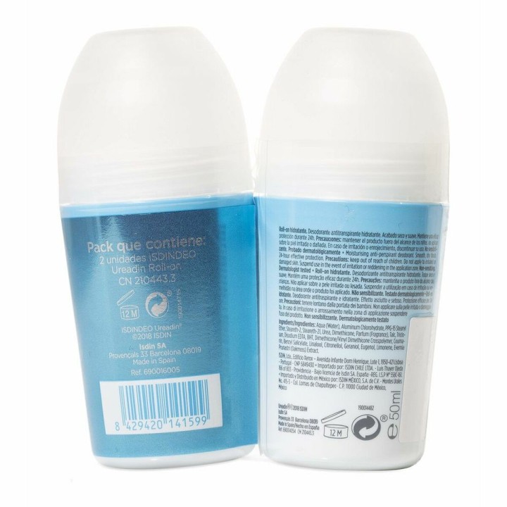 Roll on deodorant Isdin Ureadin Fugtgivende 2 x 50 ml