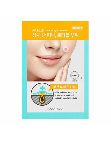 Behandling acne Holika Holika Ac Mild Yellow Spot Lapper 15 Dele