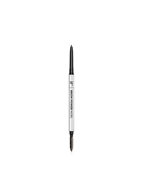 Øjenbrynsblyant It Cosmetics Brow Power Micro Universal Taupe 2-i-1