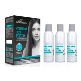 Professionelt sæt til at glatte hår Be Natural Keratimask Professional Kit