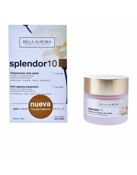 Anti-Age Creme Splendor 10 Bella Aurora Splendor Spf 20 (50 ml) 50 ml