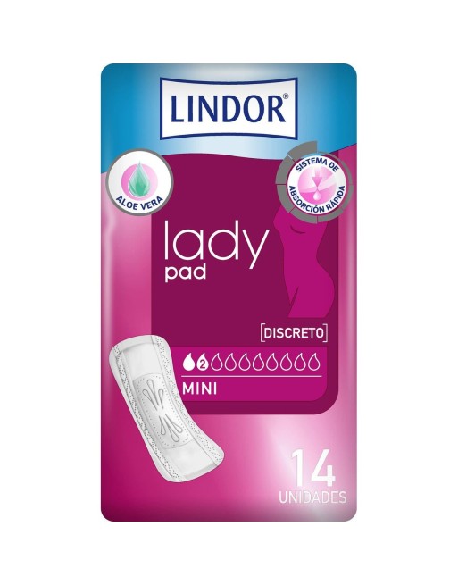 Inkontinenzeinlagen Lindor Lady Pad Mini 14 Stück