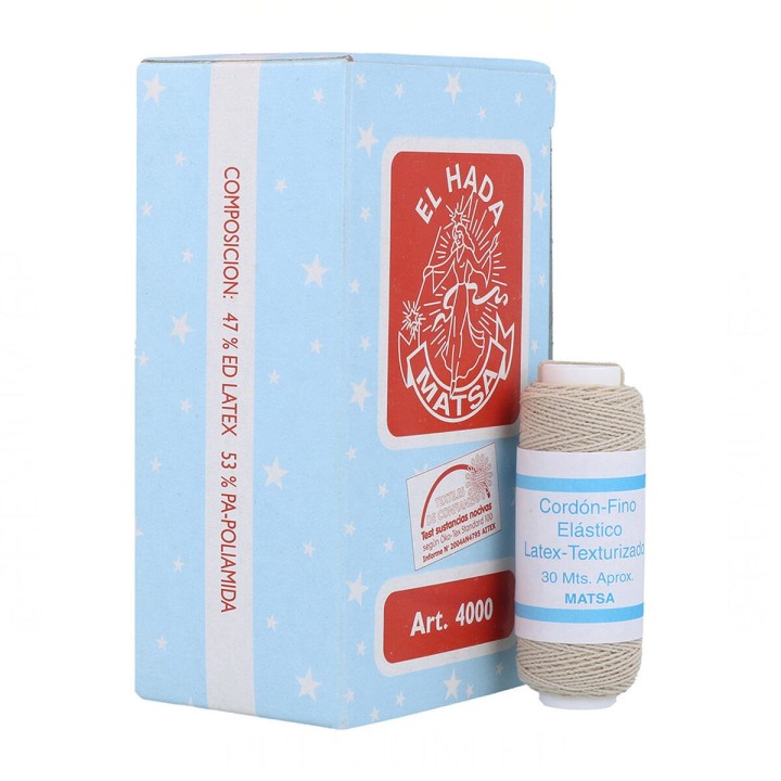 Bomuldsgarn Elastik Beige (4 m)