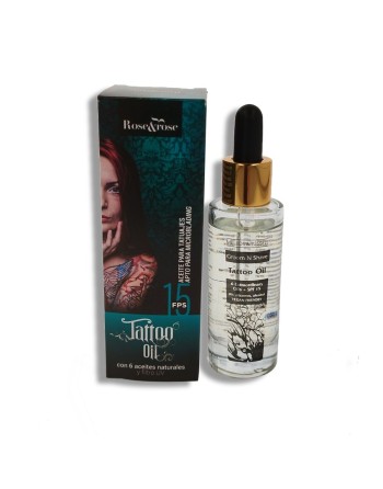 Kropsolie Rose & Rose 30 ml Spf 15 Tatoveringer