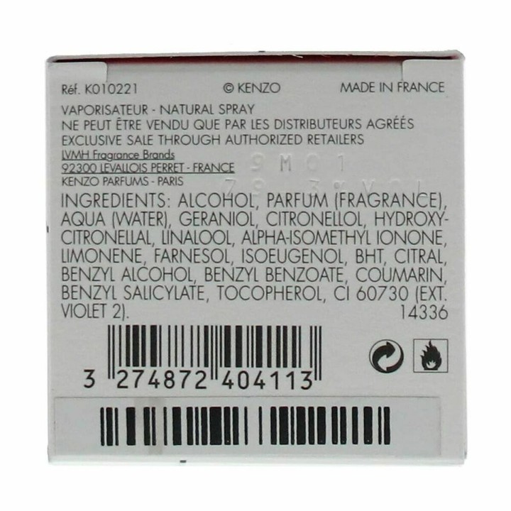 Perfume Mujer Kenzo 120767 EDP 30 ml