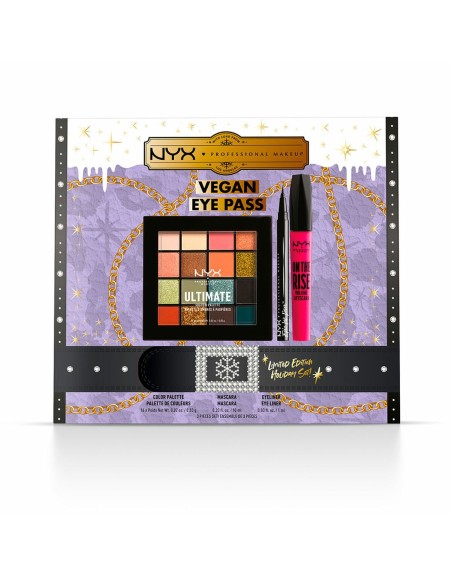 Set de Maquillage NYX Vegan Eye Pass Limited Edition Édition limitée 3 Pièces