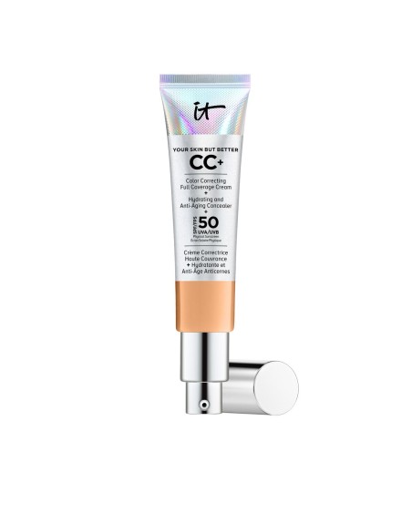 Fugtighedscreme med Farve It Cosmetics Your Skin But Better neutral tan SPF 50+ (32 ml)