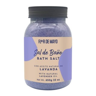 Badesalte Flor de Mayo Sal De Baño 650 g Lavendel