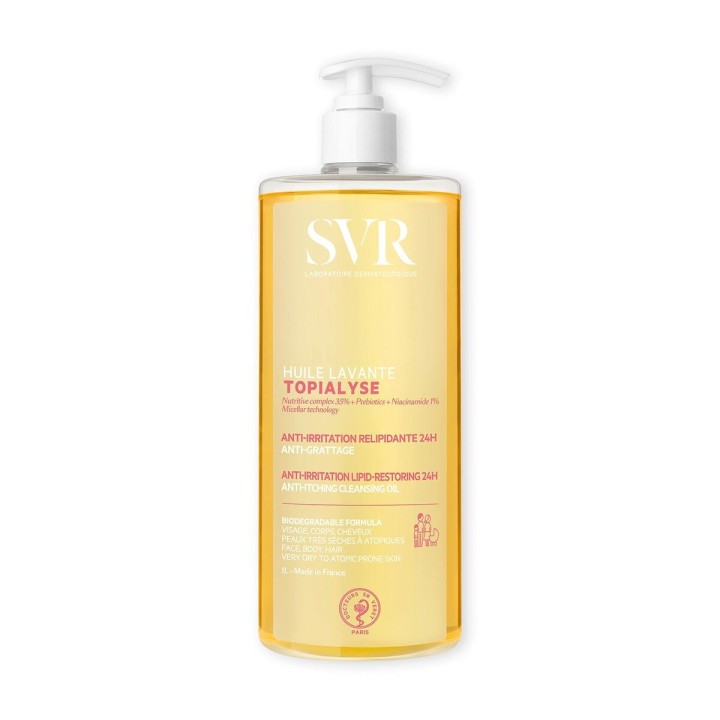 Aceite Corporal SVR Topialyse Micelar Limpiador 1 L