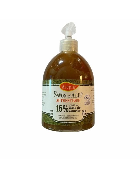 Sapone Liquido Alepia Jabón De Alepo Dosatore Olio di bacche di alloro 500 ml